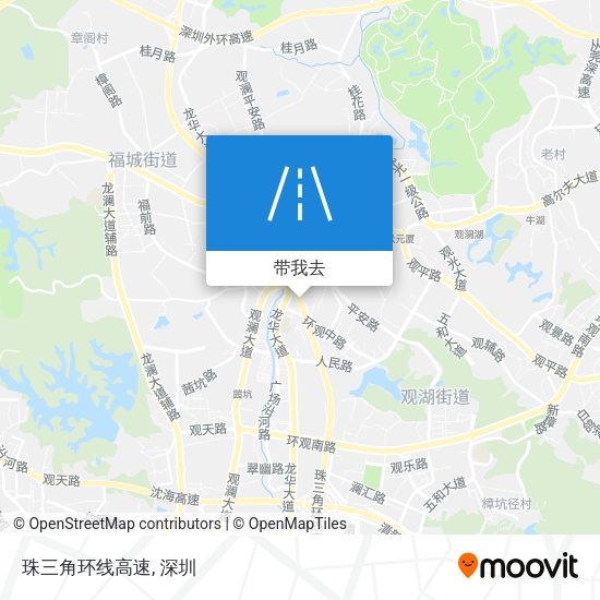 珠三角环线高速地图