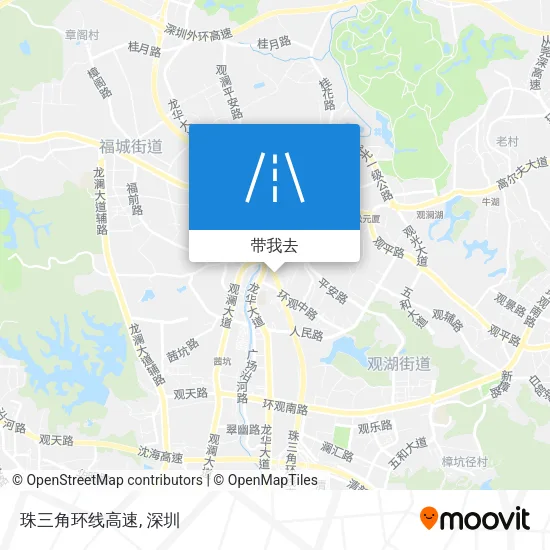 珠三角环线高速地图