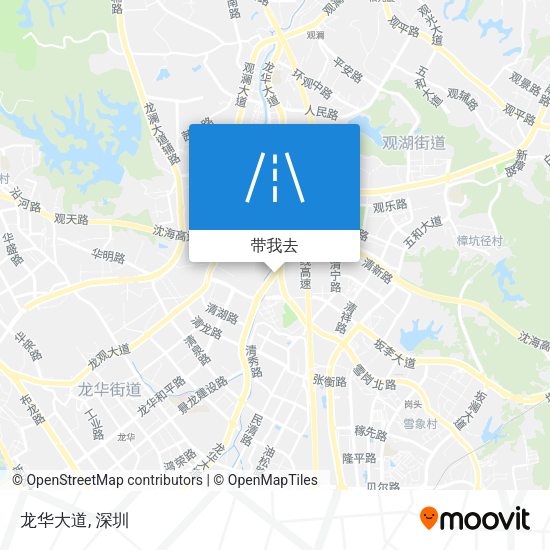 龙华大道地图