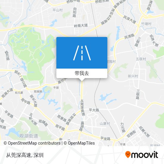 从莞深高速地图
