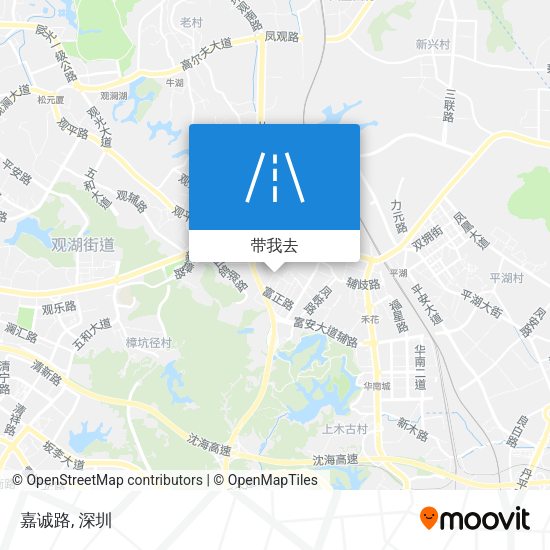 嘉诚路地图
