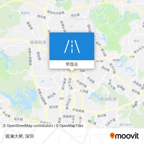 观澜大桥地图