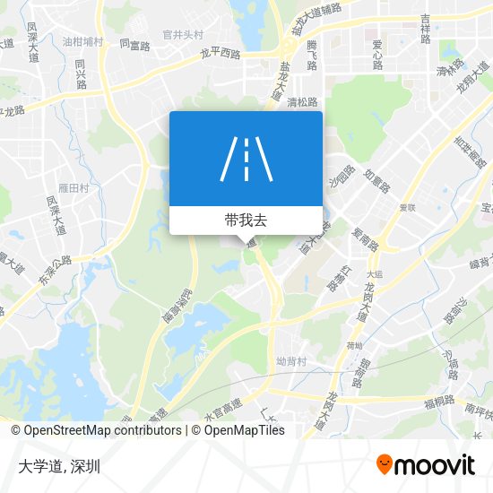 大学道地图