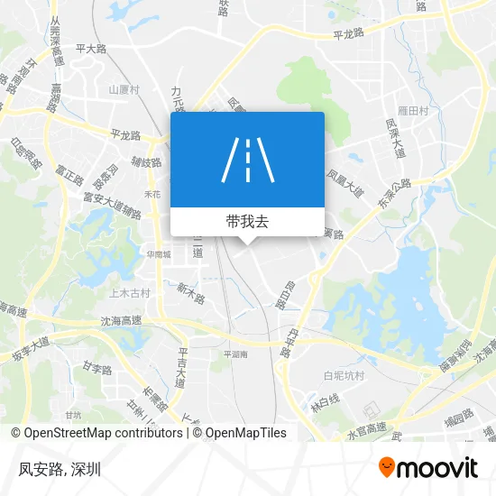 凤安路地图