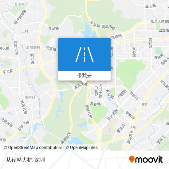 从径坳大桥地图
