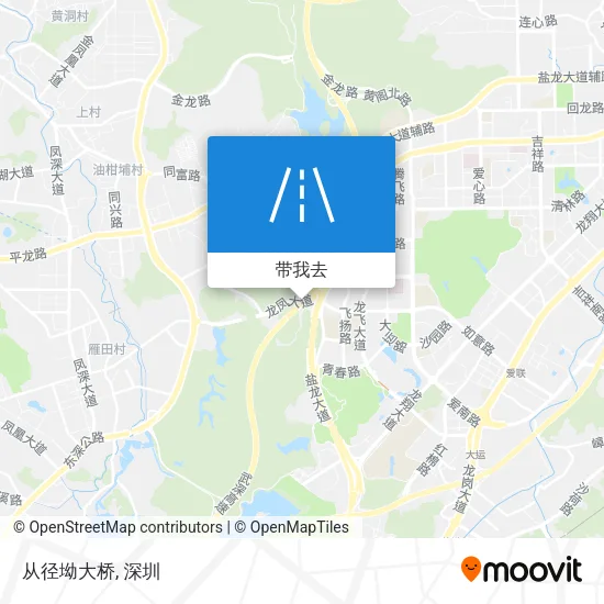 从径坳大桥地图