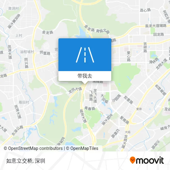 如意立交桥地图