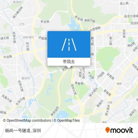 杨岗一号隧道地图