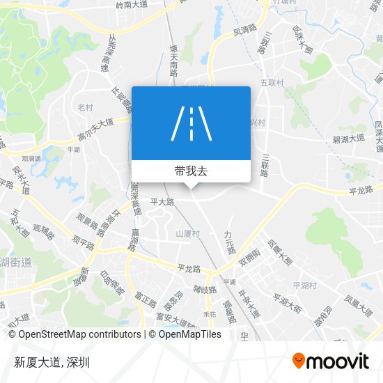 新厦大道地图