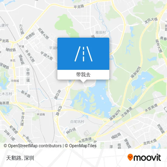 天鹅路地图
