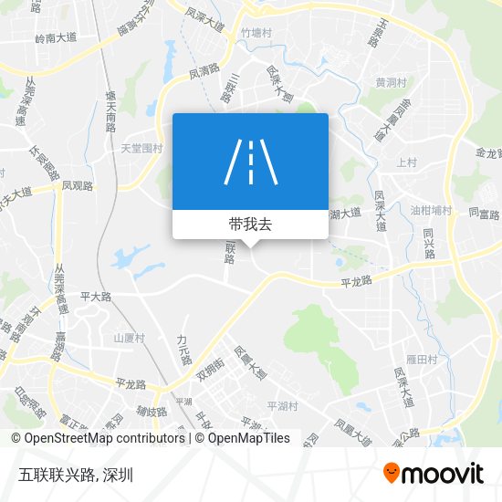 五联联兴路地图