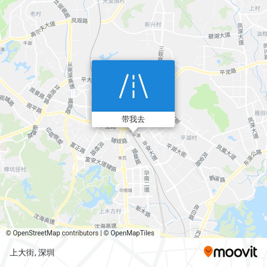 上大街地图