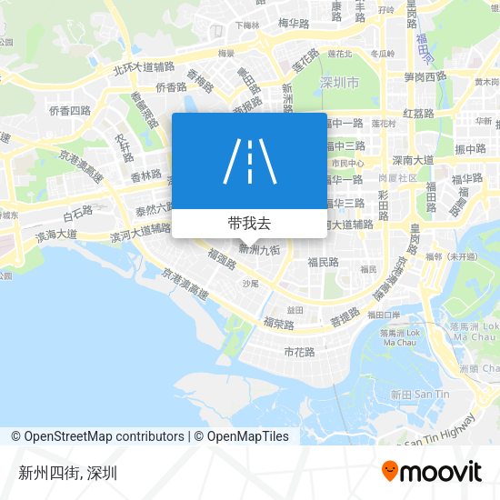 新州四街地图