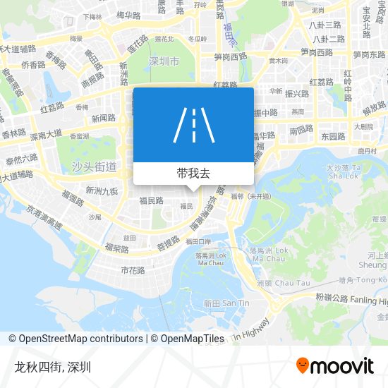 龙秋四街地图