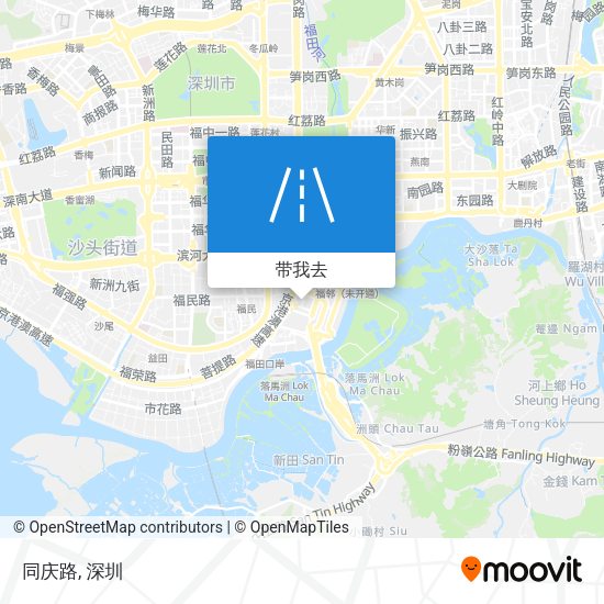 同庆路地图