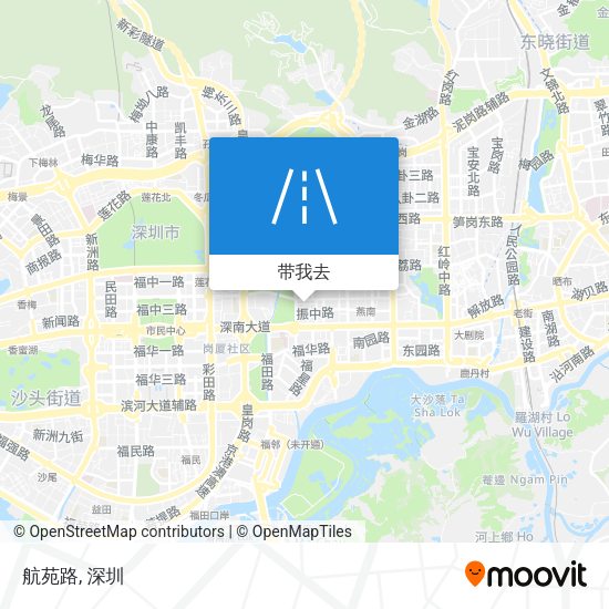 航苑路地图