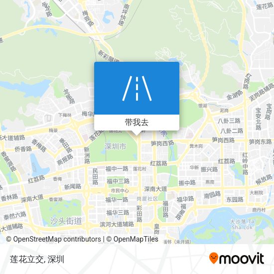 莲花立交地图