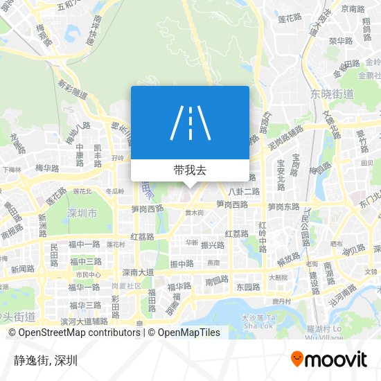 静逸街地图