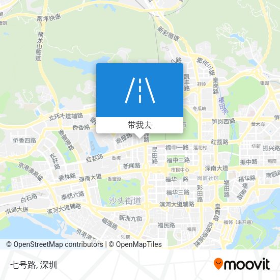 七号路地图