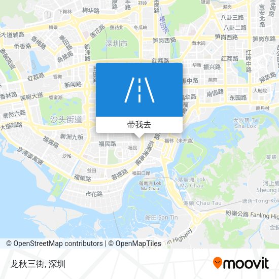 龙秋三街地图