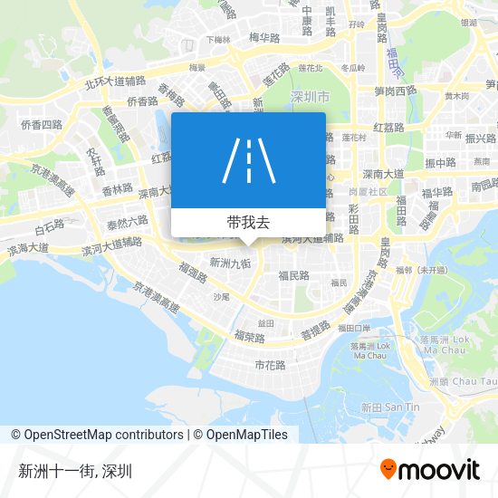 新洲十一街地图