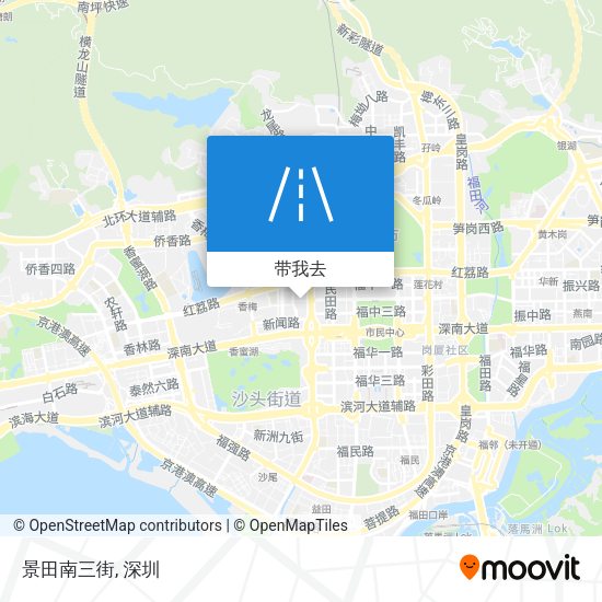 景田南三街地图
