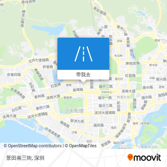 景田南三街地图