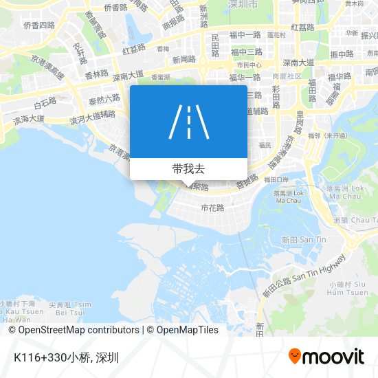 K116+330小桥地图