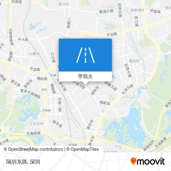 隔圳东路地图