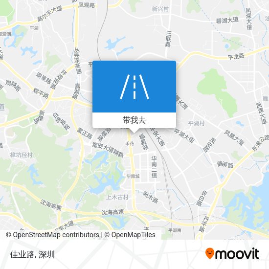 佳业路地图