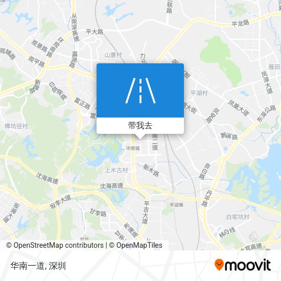 华南一道地图