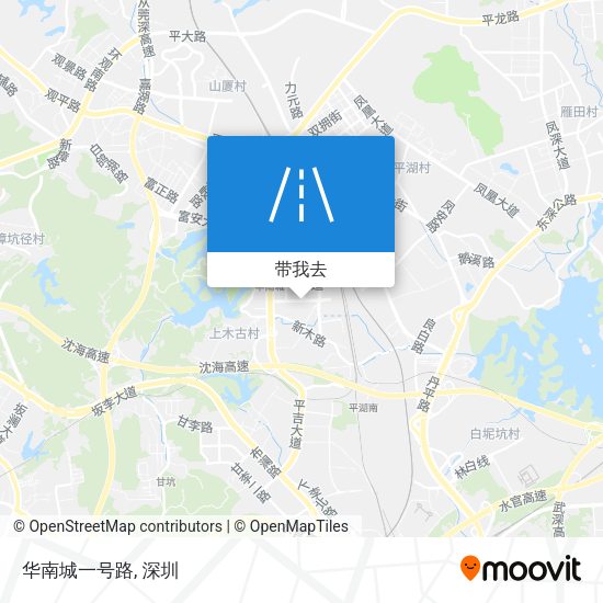 华南城一号路地图