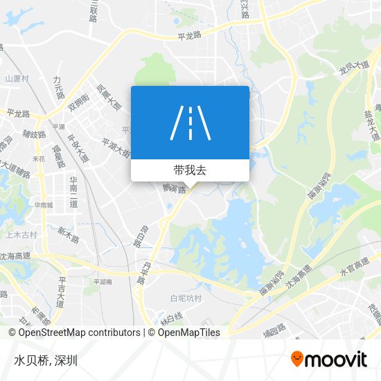 水贝桥地图