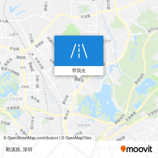 鹅溪路地图