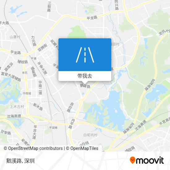 鹅溪路地图