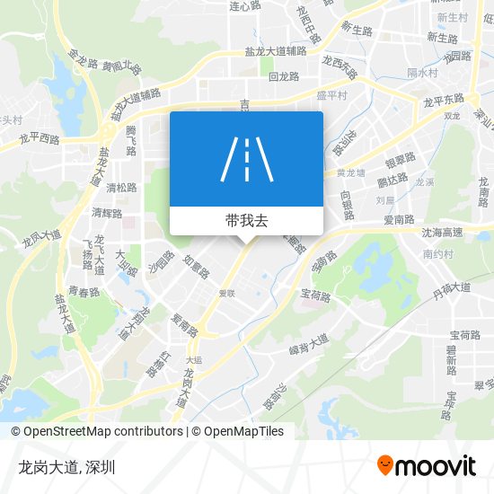 龙岗大道地图