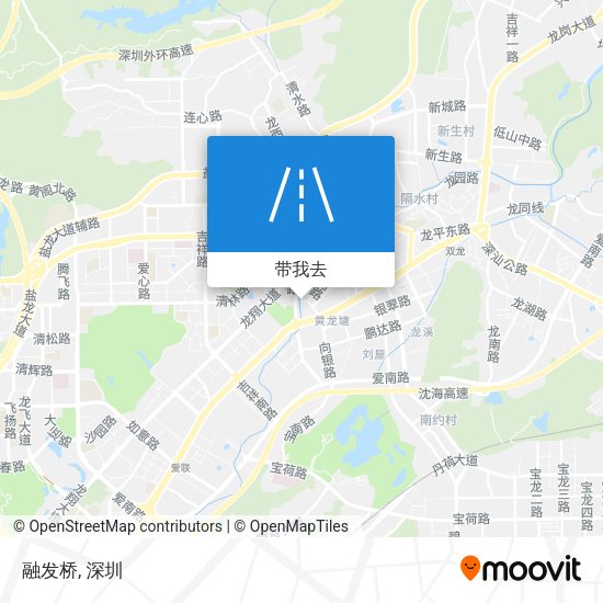 融发桥地图