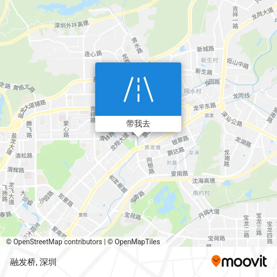 融发桥地图