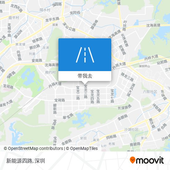 新能源四路地图