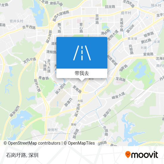 石岗圩路地图