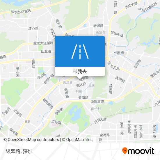 银翠路地图