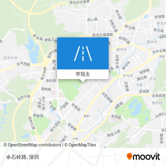 余石岭路地图