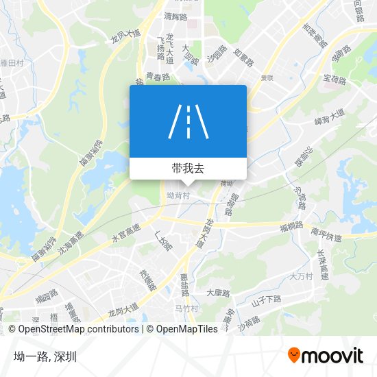 坳一路地图