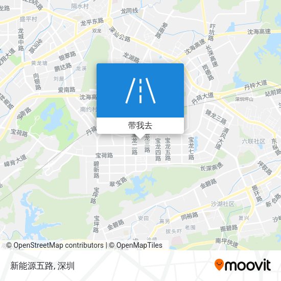 新能源五路地图