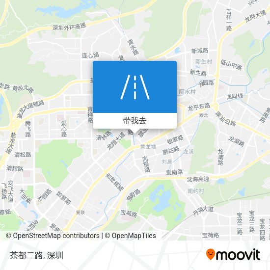 茶都二路地图