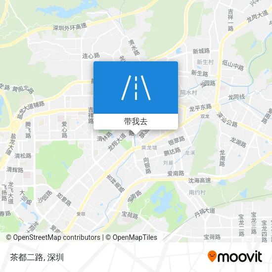 茶都二路地图
