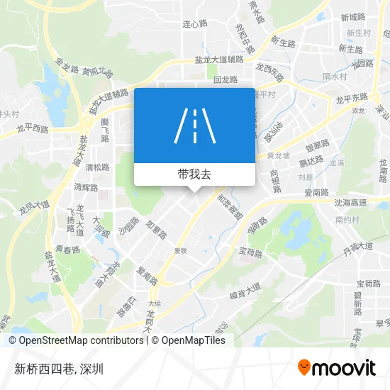 新桥西四巷地图