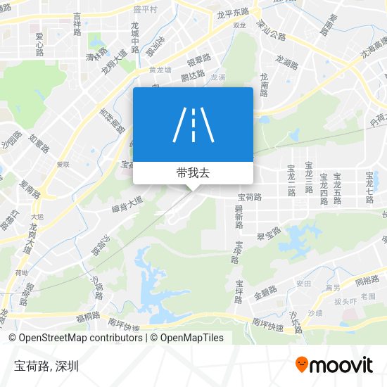 宝荷路地图