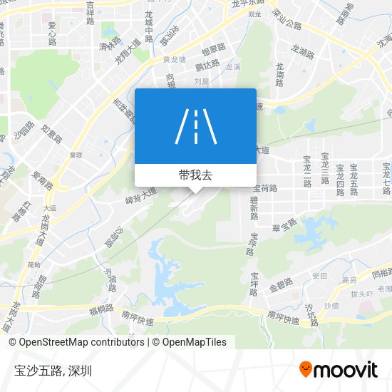 宝沙五路地图
