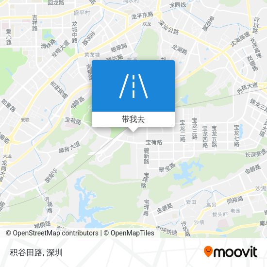 积谷田路地图